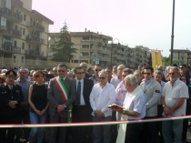 L'inuagurazione del ponte su viale Lazio